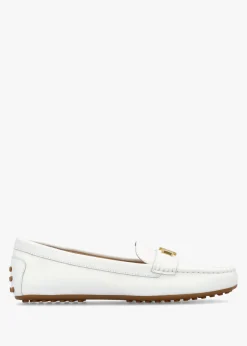 Barnsbury White Leather Loafers