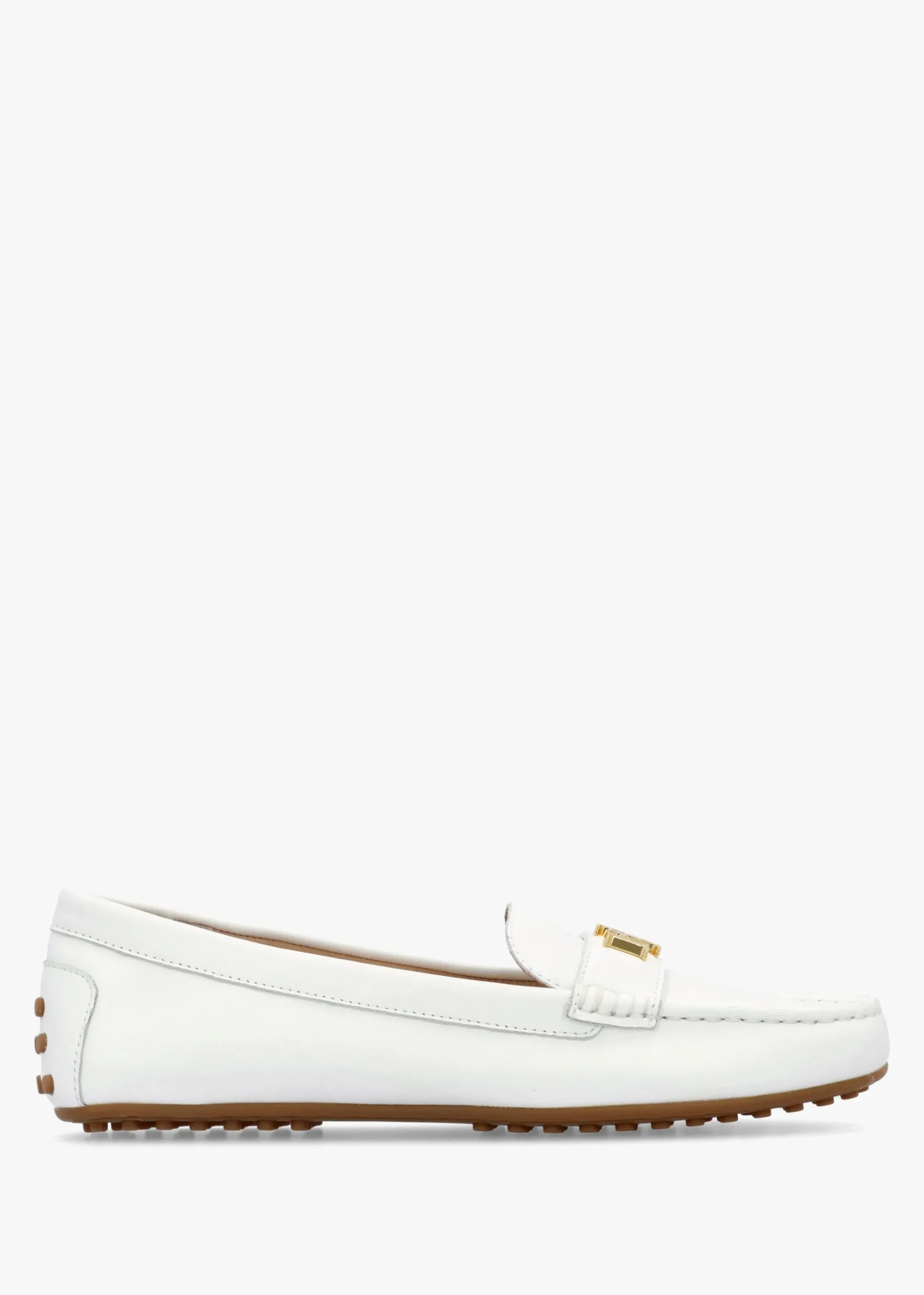 Barnsbury White Leather Loafers