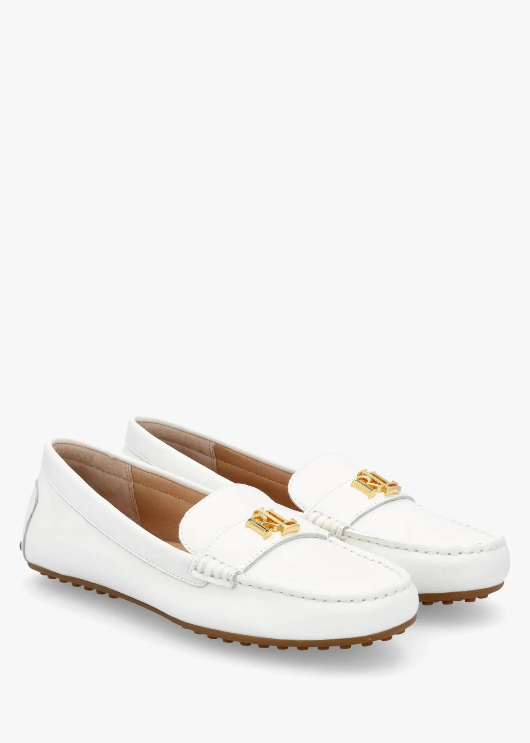 Barnsbury White Leather Loafers