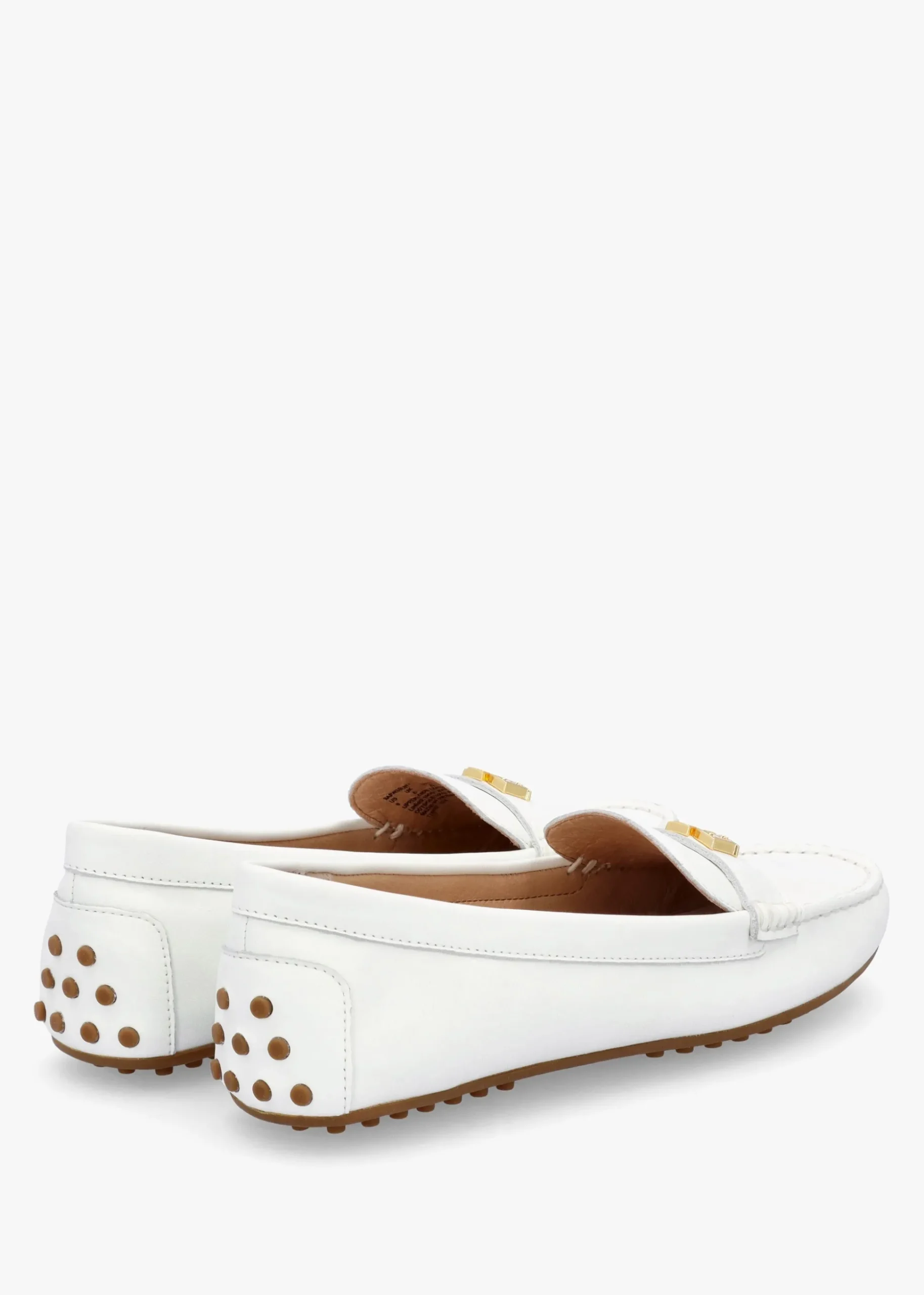 Barnsbury White Leather Loafers
