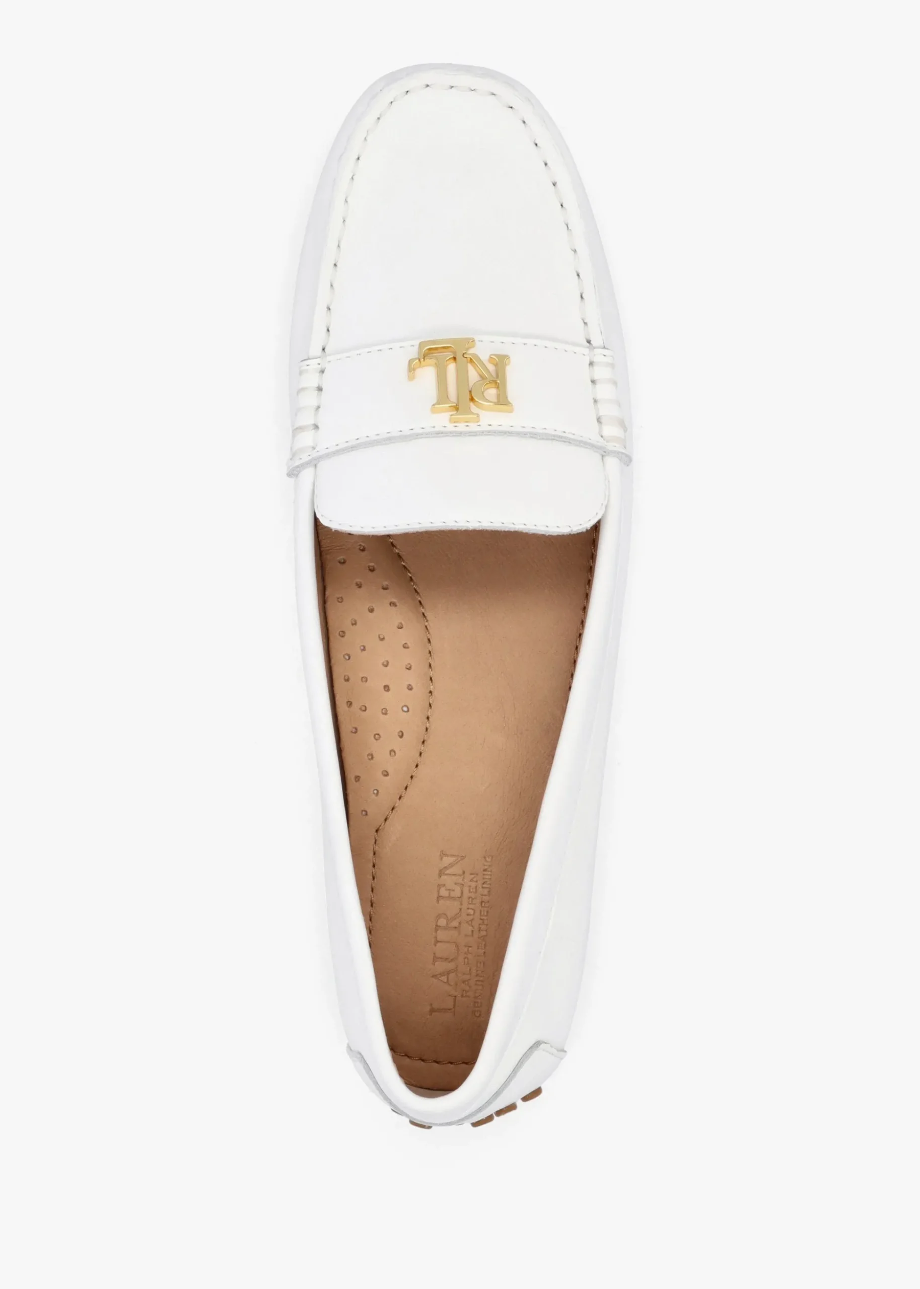 Barnsbury White Leather Loafers