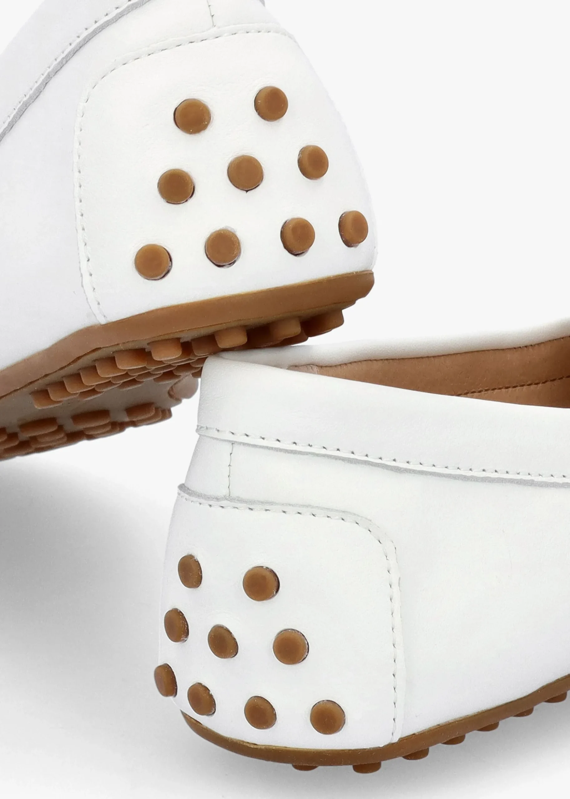 Barnsbury White Leather Loafers