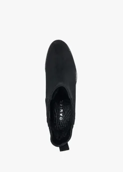 Baver Black Suede Chelsea Boots