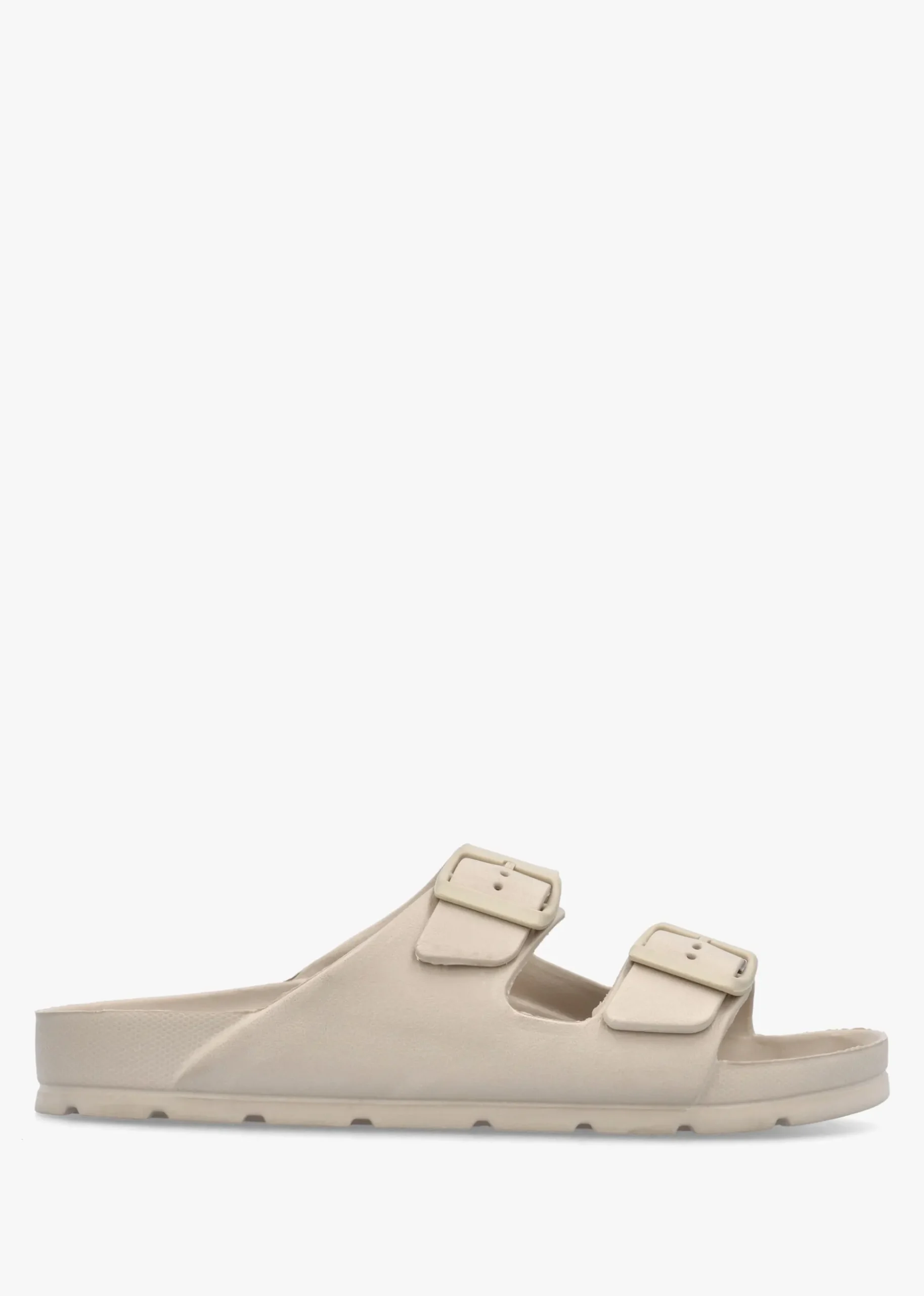 Beige Two Bar EVA Mules