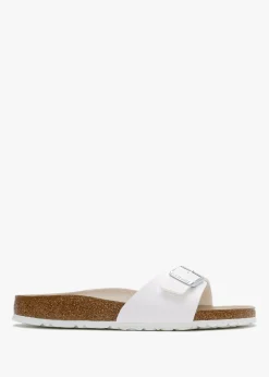 Birkenstock Women's Madrid Birko-Flor White Mules