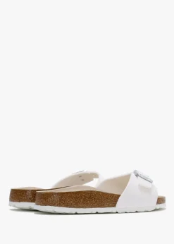 Birkenstock Women's Madrid Birko-Flor White Mules