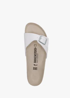 Birkenstock Women's Madrid Birko-Flor White Mules