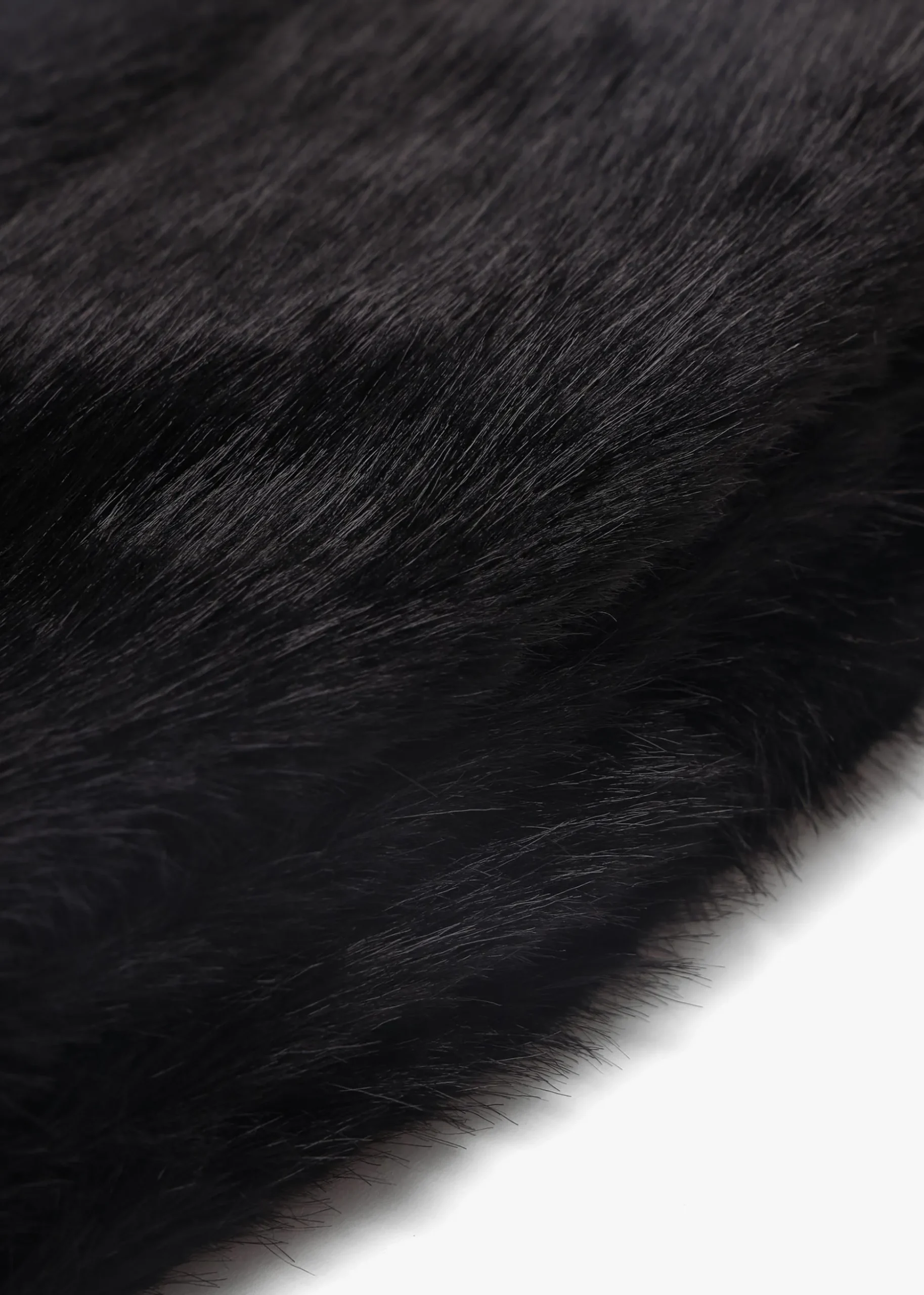 Black Furry Bucket Hat