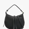 Black Leather Shoulder Bag