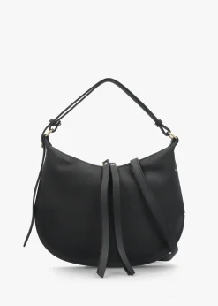 Black Leather Shoulder Bag