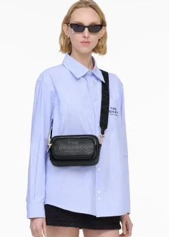Black Leather The Crossbody Bag