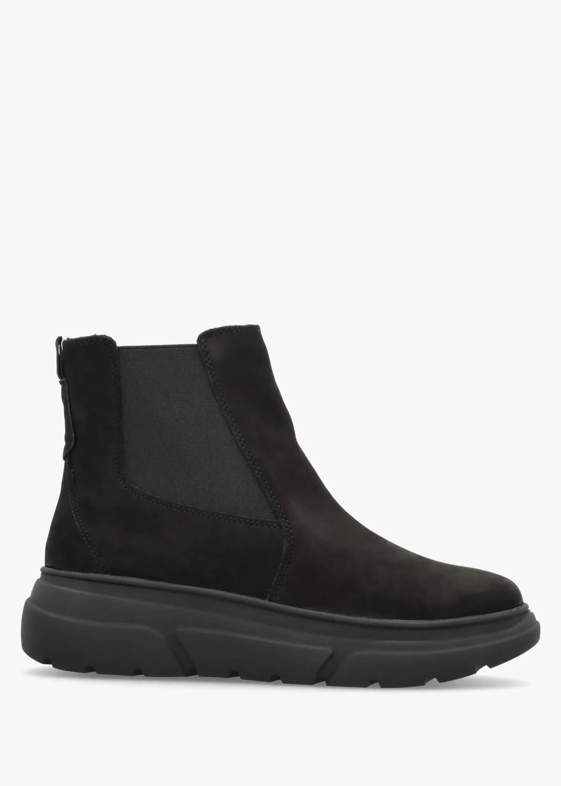 Black Nubuck Ankle Boots