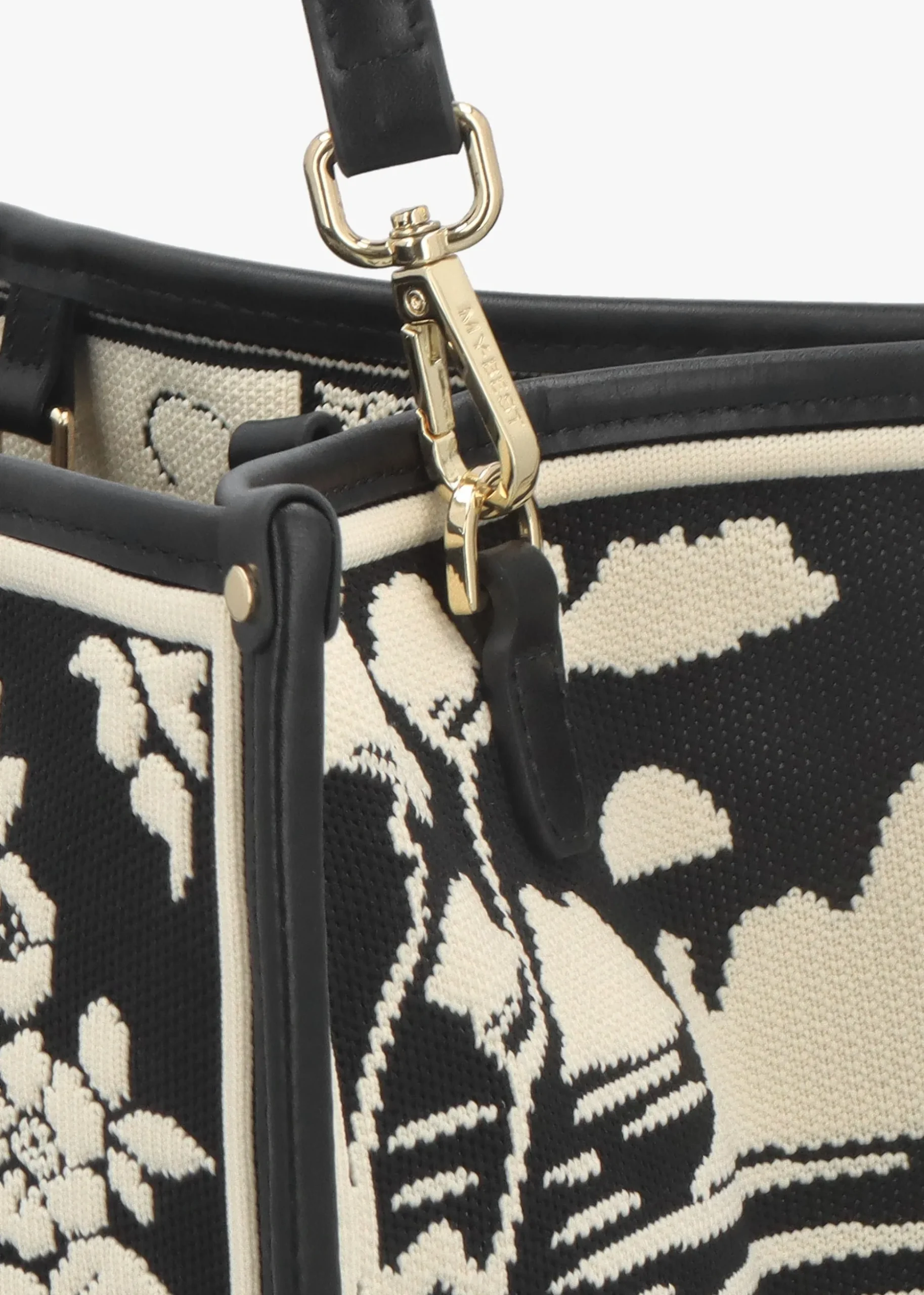 Black Tapestry Tote Bag