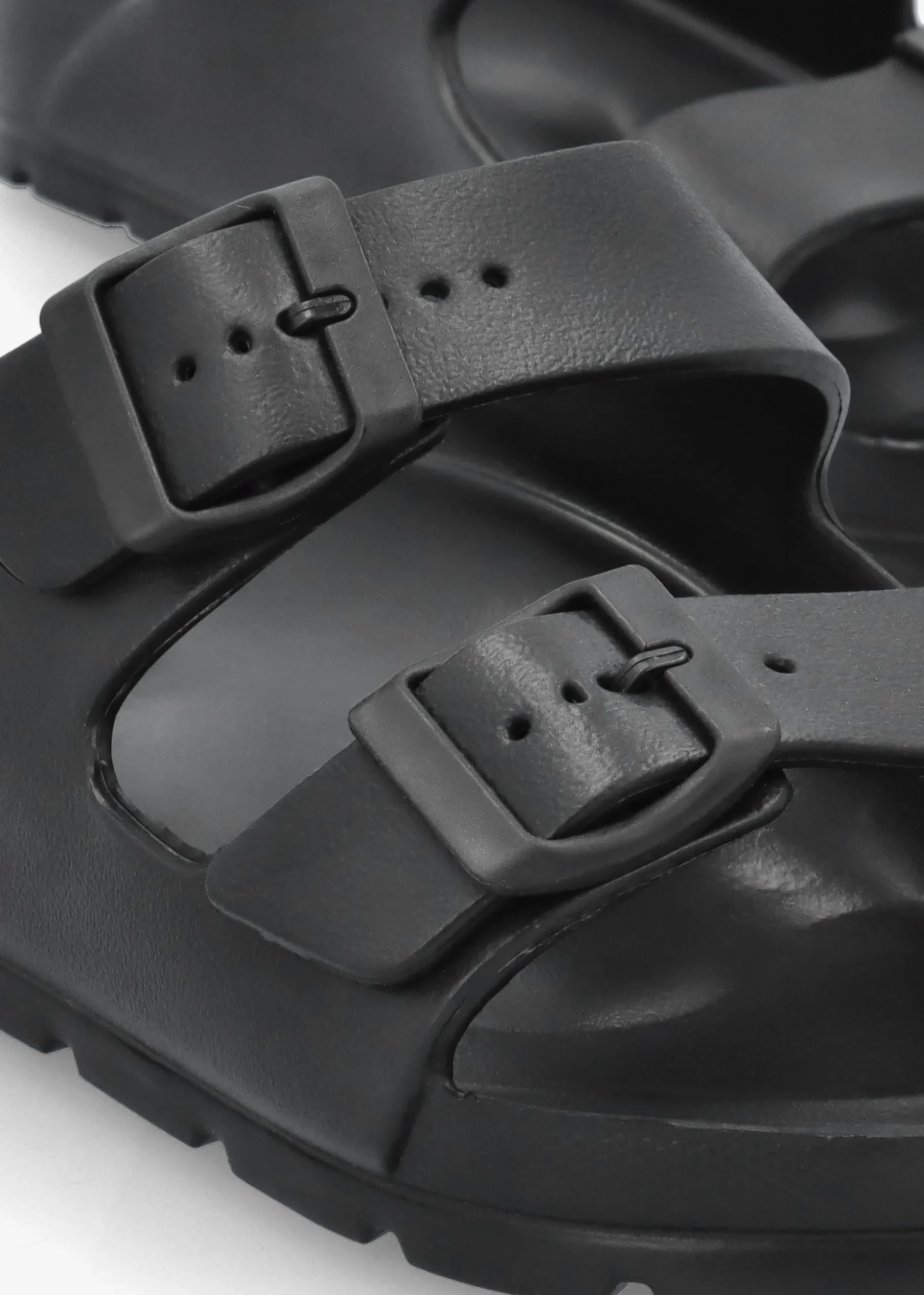 Black Two Bar EVA Mules