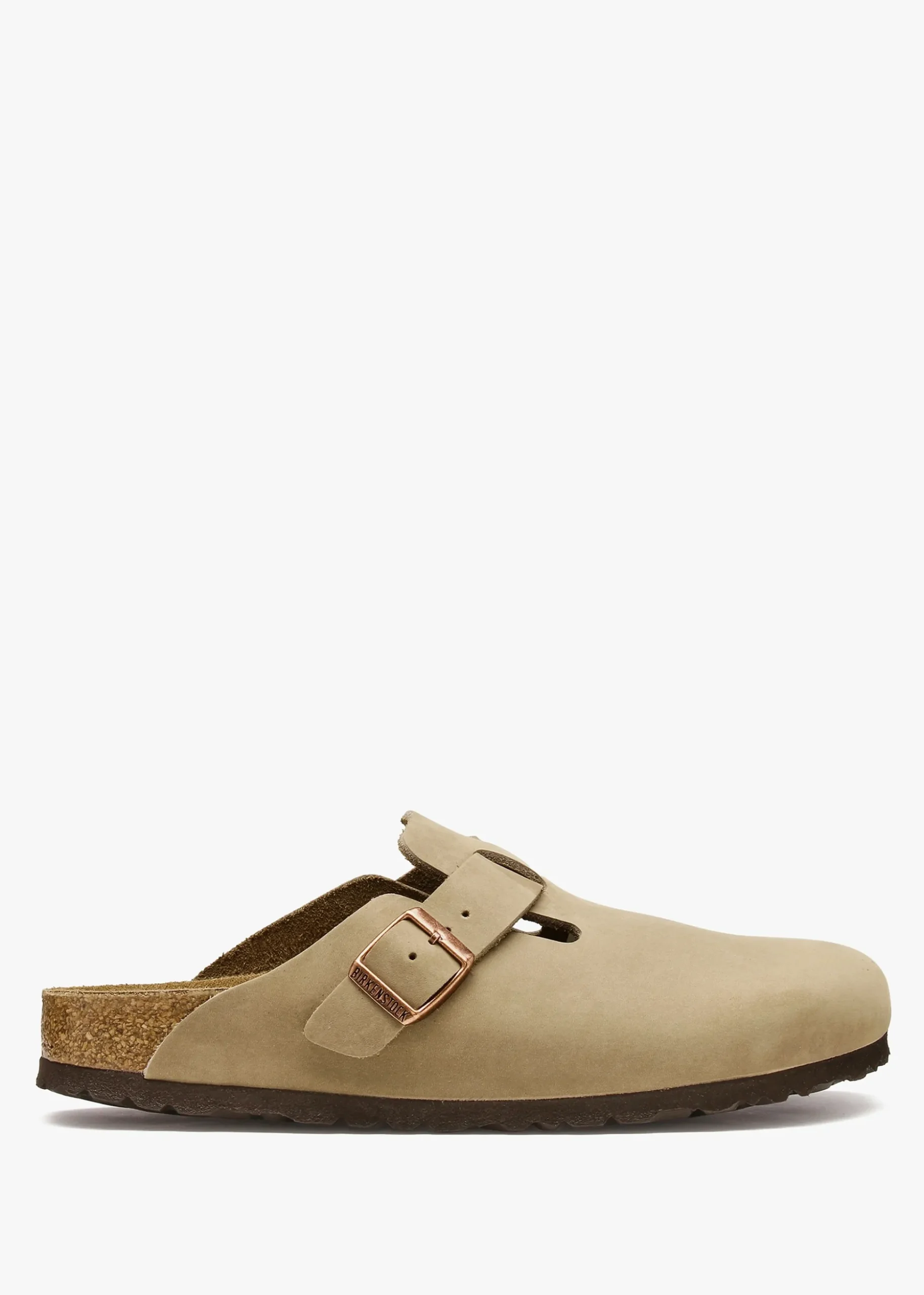 Boston Tabacco Brown Natural Oiled Leather Clogs