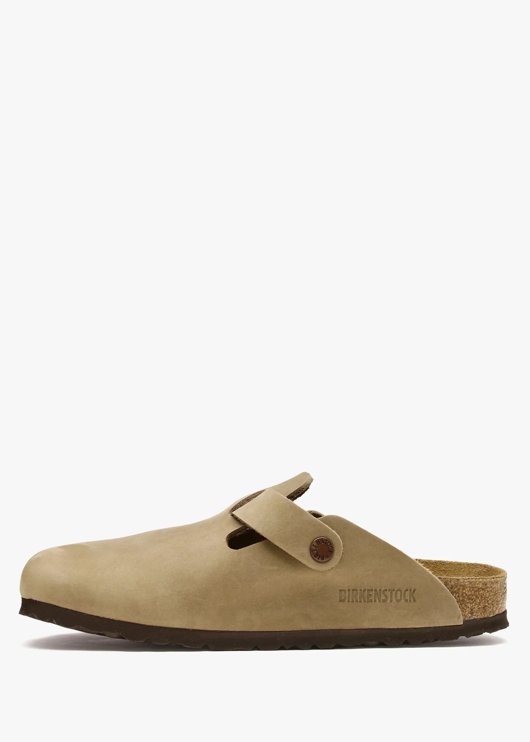 Boston Tabacco Brown Natural Oiled Leather Clogs