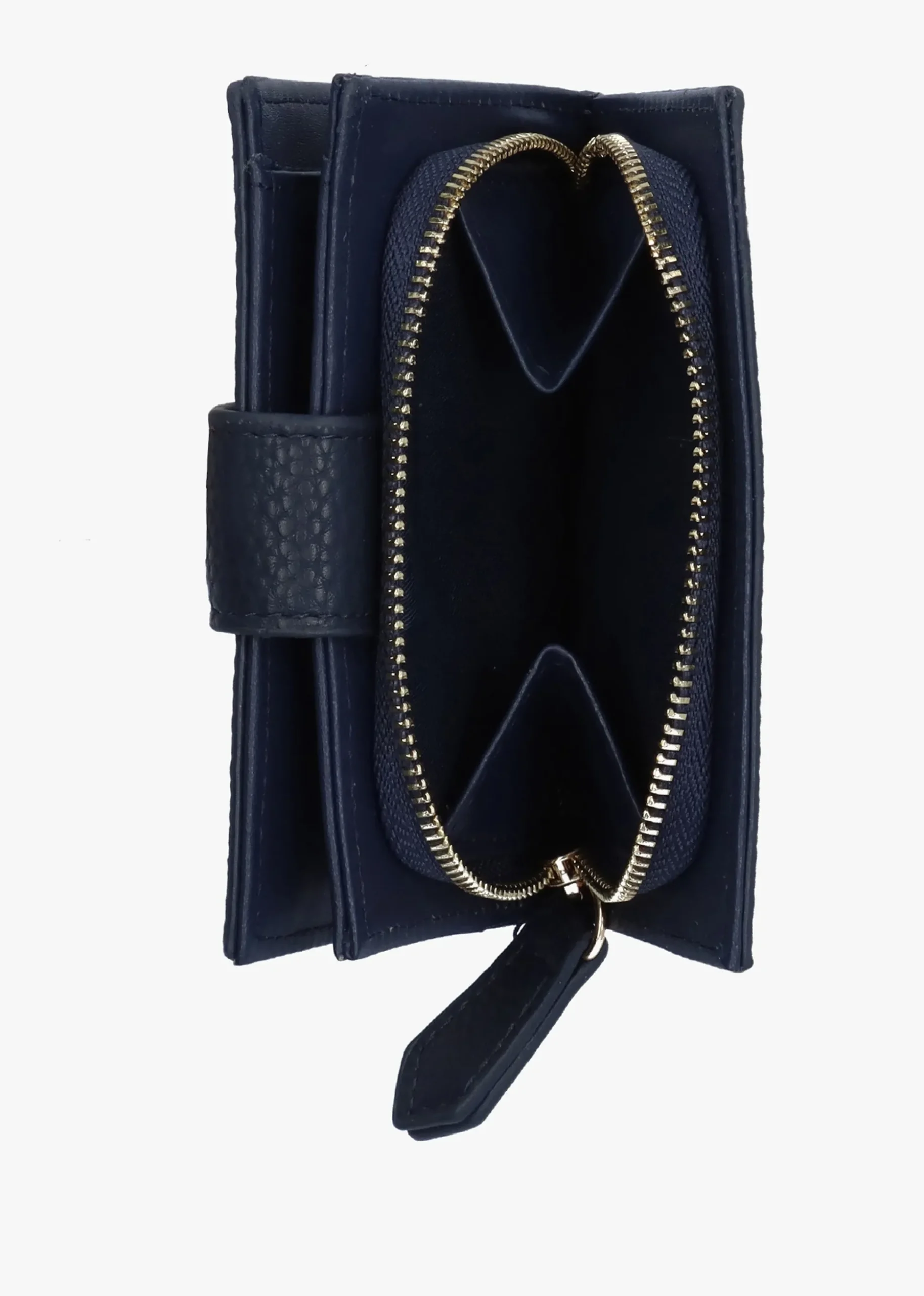 Brixton Small Foldover Blu Wallet