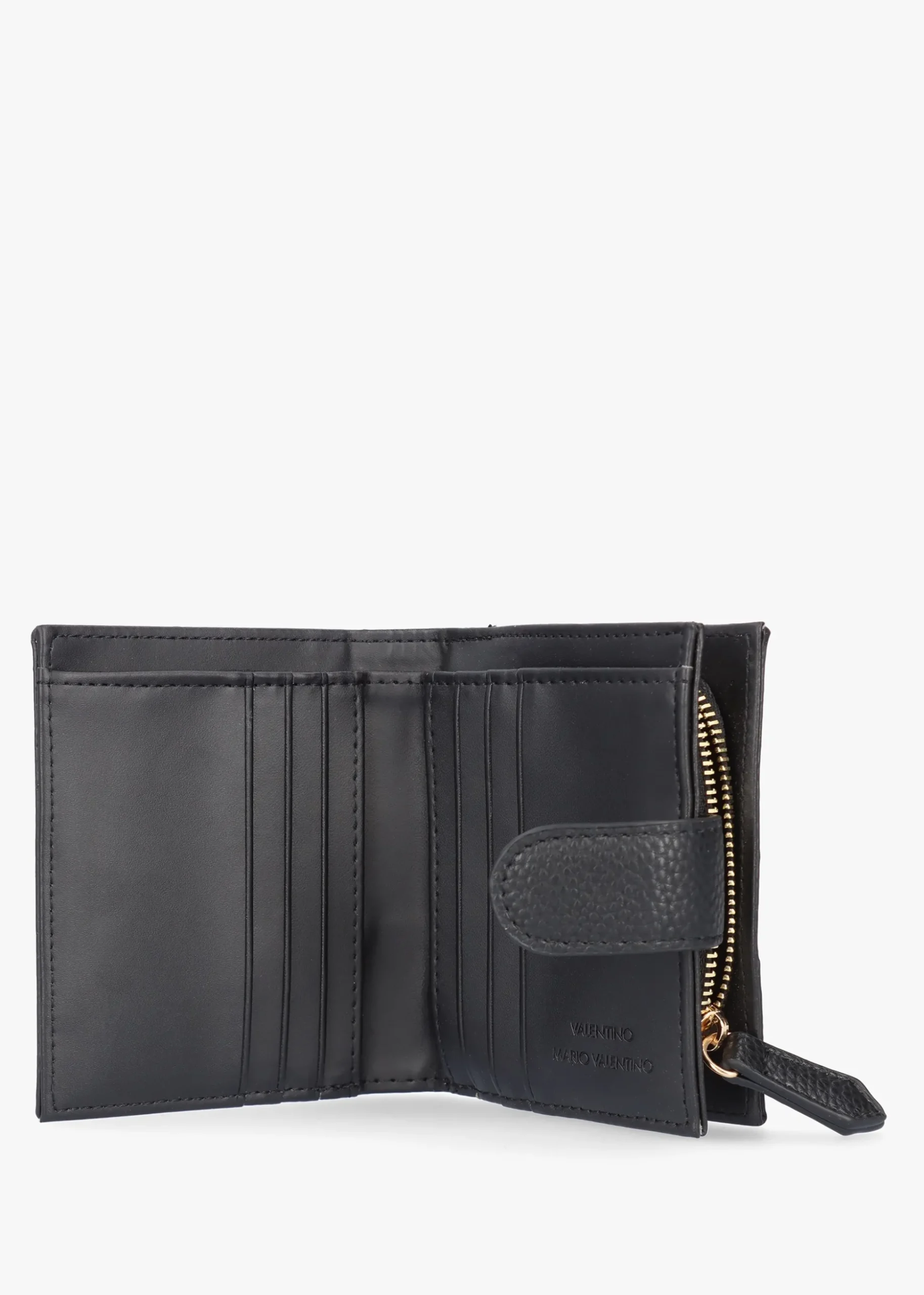 Brixton Small Foldover Nero Wallet