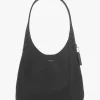 Brooklyn 28 Brass Black Leather Shoulder Bag