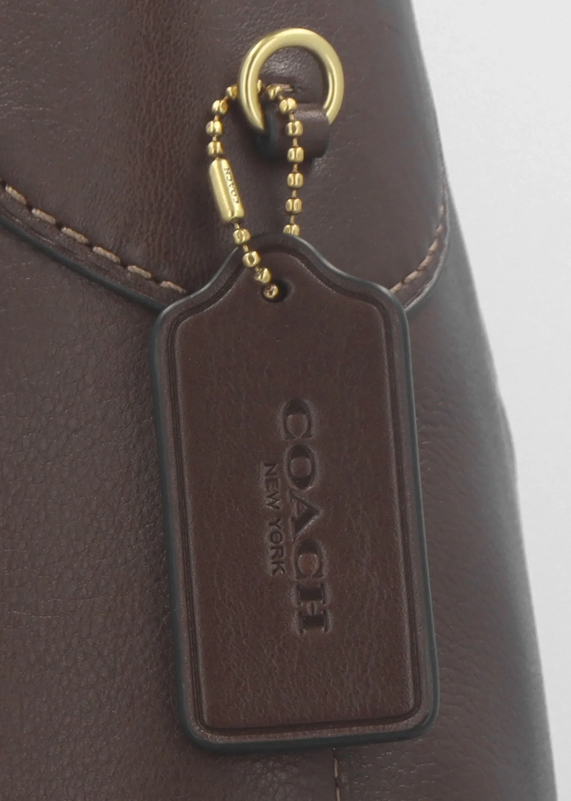 Brooklyn 39 Brass Maple Leather Shoulder Bag