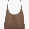 Brooklyn 28 Dark Stone Leather Shoulder Bag