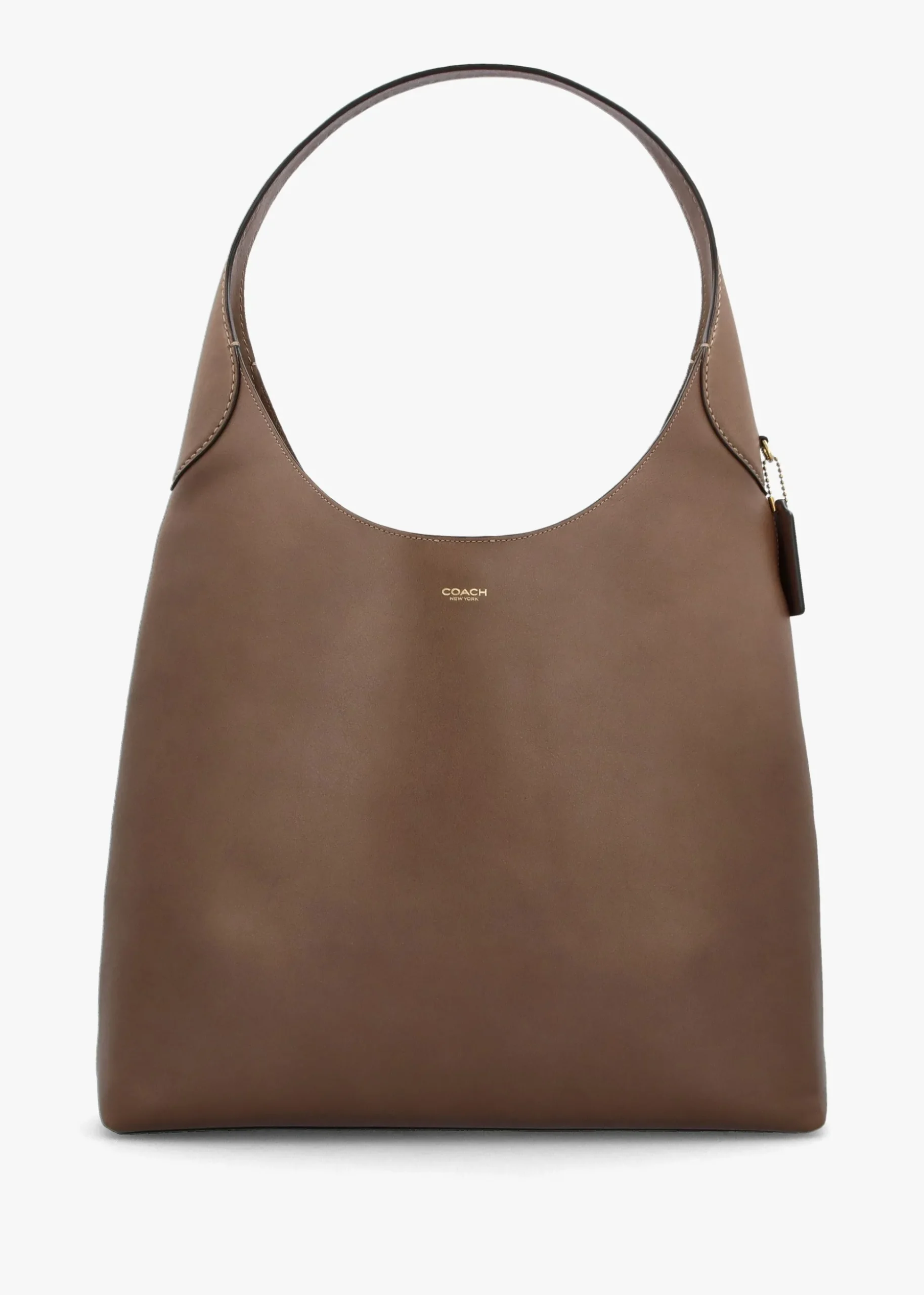 Brooklyn 39 Dark Stone Leather Shoulder Bag