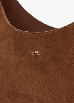 Brooklyn 39 Warm Brown Suede Shoulder Bag