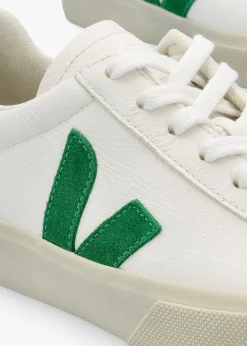 Campo Chromefree Leather Extra White Emeraude Trainers