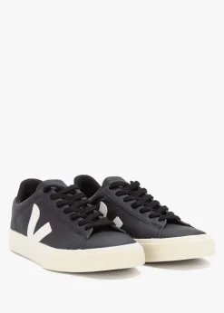 Campo Chromefree Leather Black White Trainers
