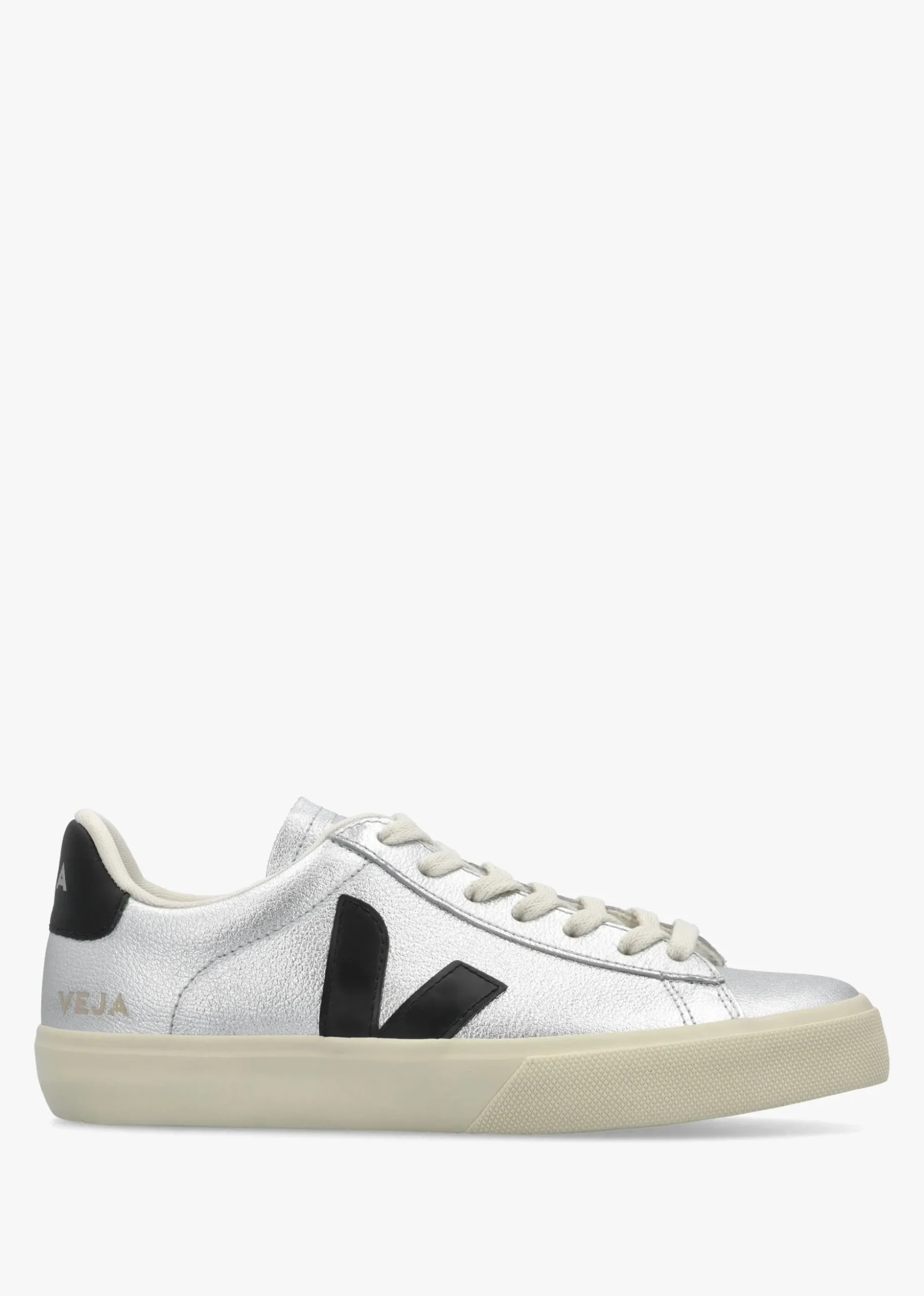 Campo Leather Silver Black Trainers