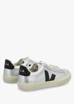 Campo Leather Silver Black Trainers