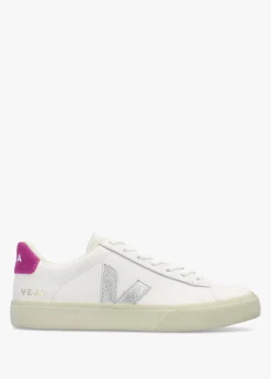 Campo Leather White Silver Ultraviolet Trainers