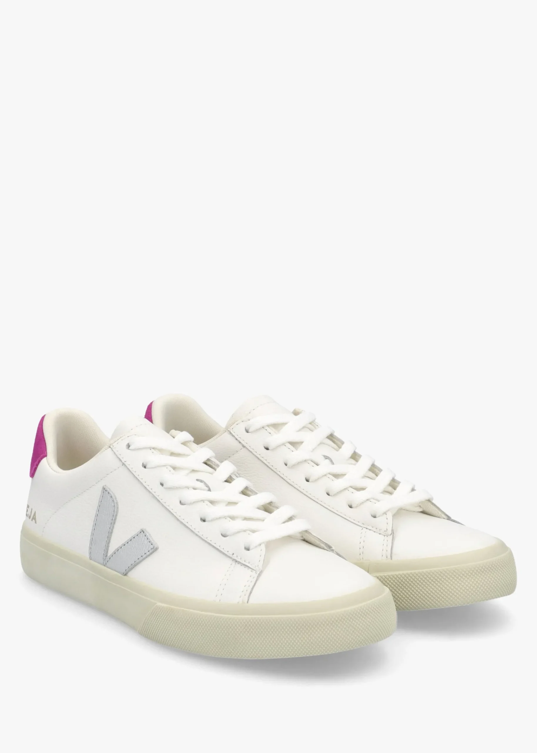 Campo Leather White Silver Ultraviolet Trainers