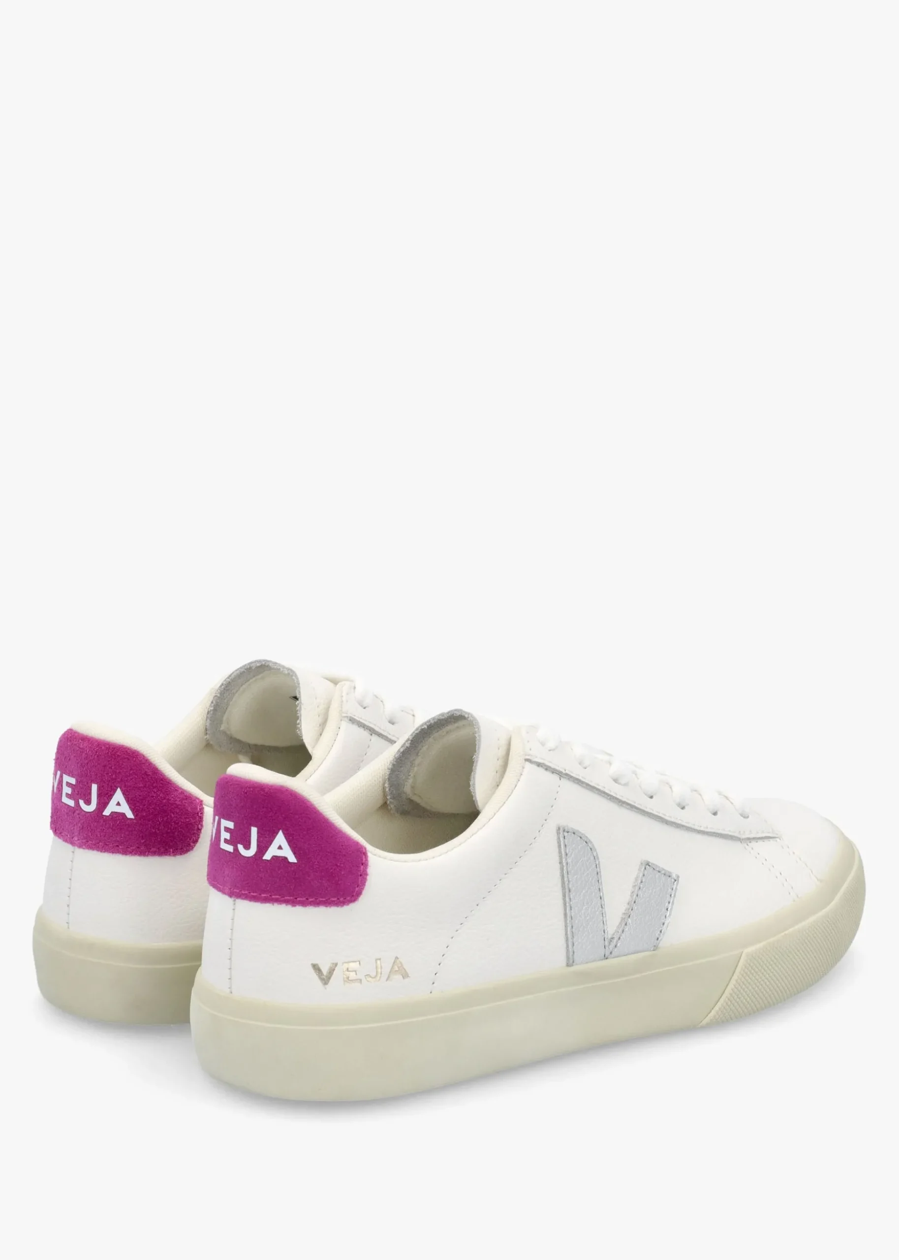 Campo Leather White Silver Ultraviolet Trainers