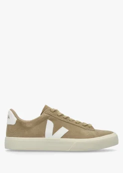 Campo Suede Dune White Trainers