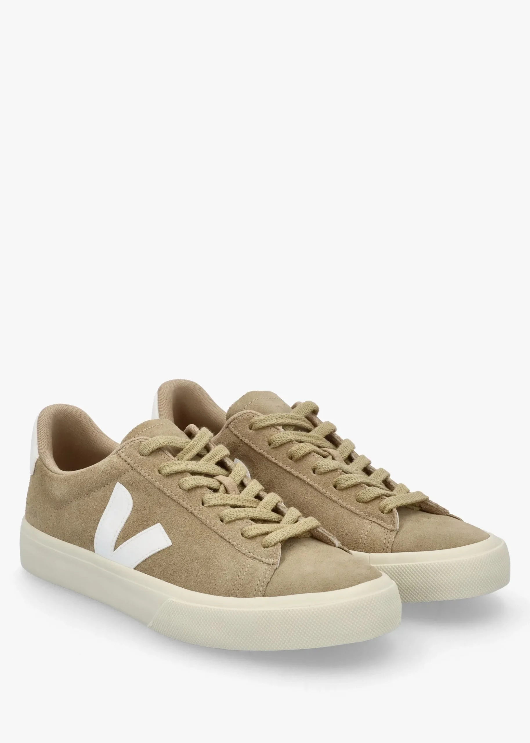 Campo Suede Dune White Trainers