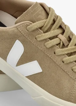 Campo Suede Dune White Trainers
