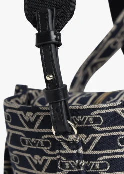 Canvas Jacquard Denim Tote Bag