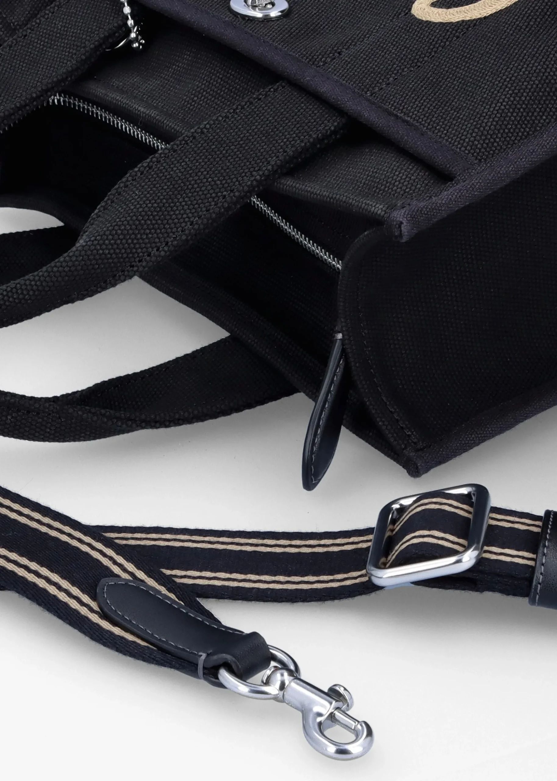 Cargo 26 Black Canvas Tote Bag