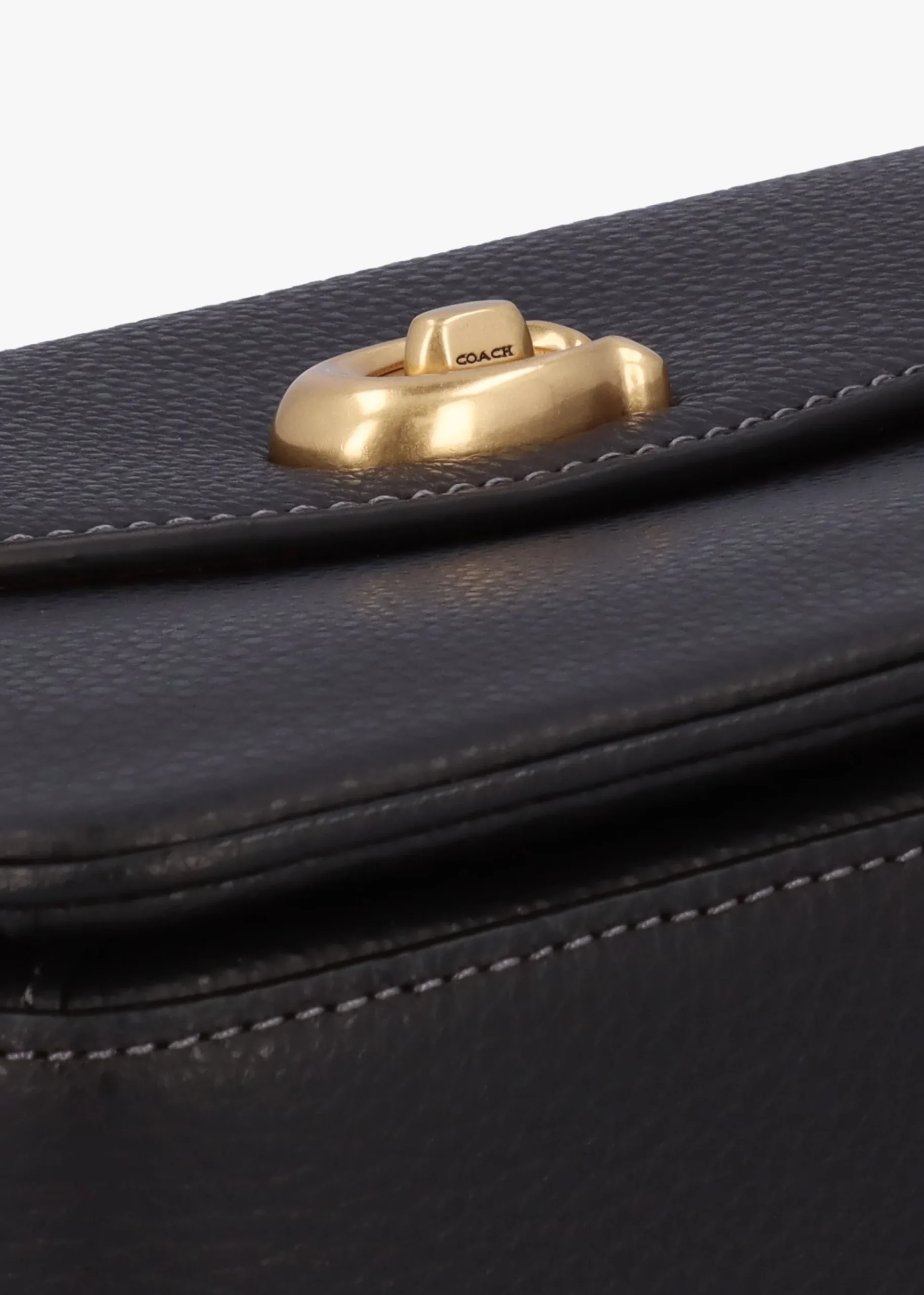 Cassie 19 Black Leather Cross-Body Bag