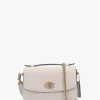 Cassie 17 Chalk Leather Cross-Body Bag
