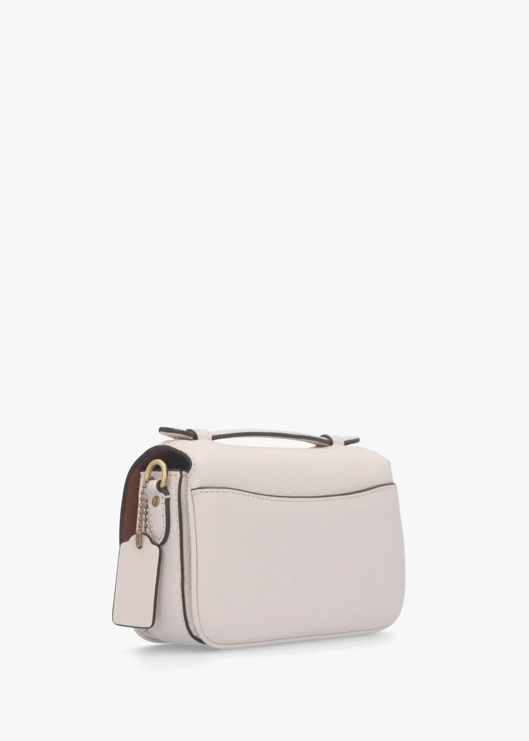 Cassie 17 Chalk Leather Cross-Body Bag