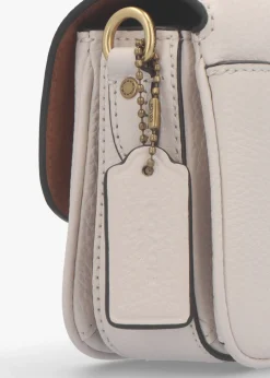 Cassie 17 Chalk Leather Cross-Body Bag