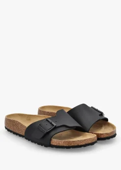 Catalina Birko-Flor Black Mules
