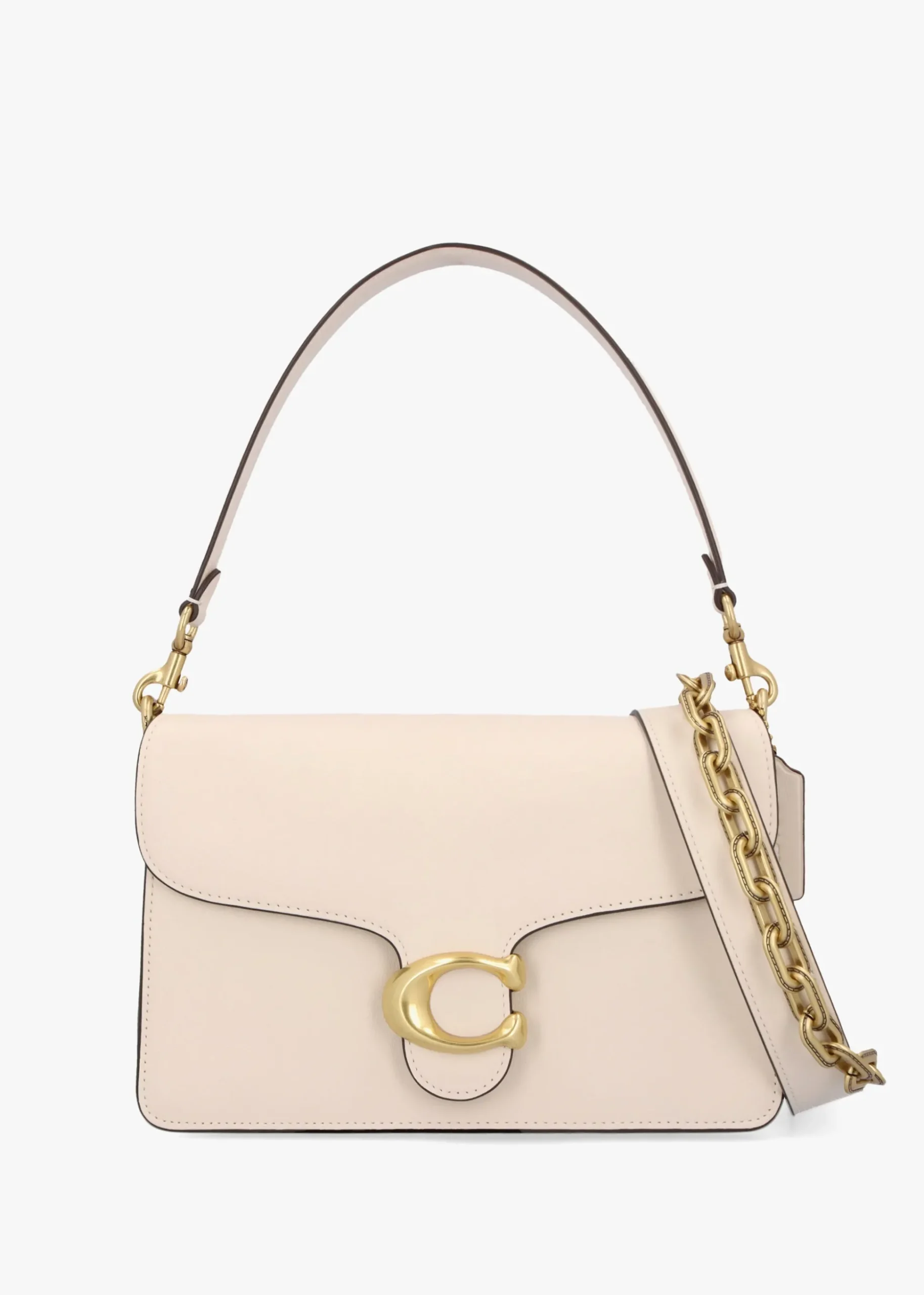 Chain Tabby Chalk Leather Shoulder Bag