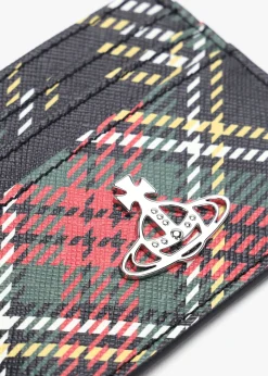Chelsea Tartan Multicoloured Flat Card Case