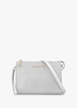 Chiaia Argento Glitter Pochette Bag