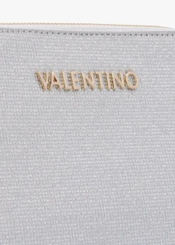 Chiaia Argento Glitter Pochette Bag