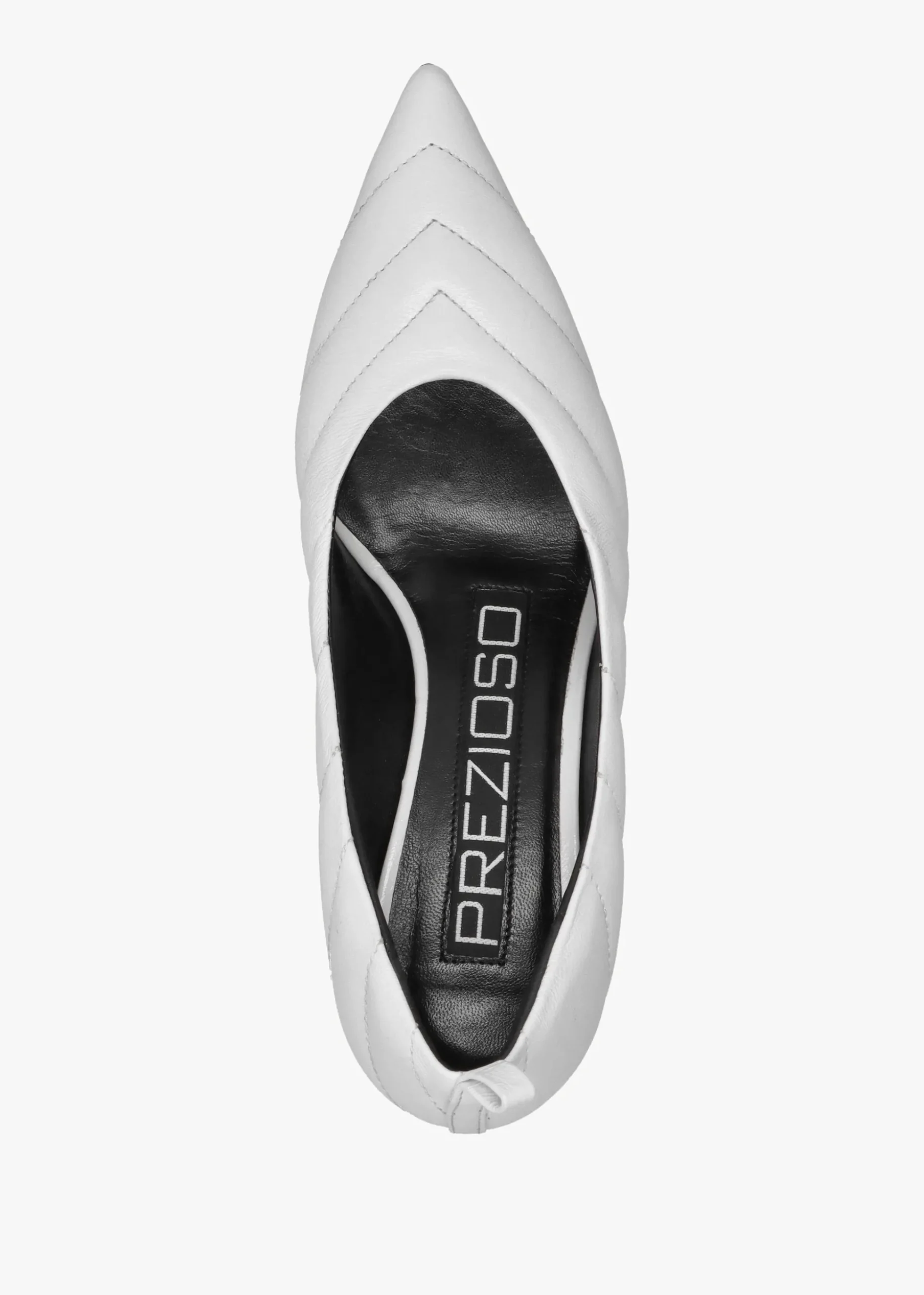 Coda White Patent Leather Court Shoes