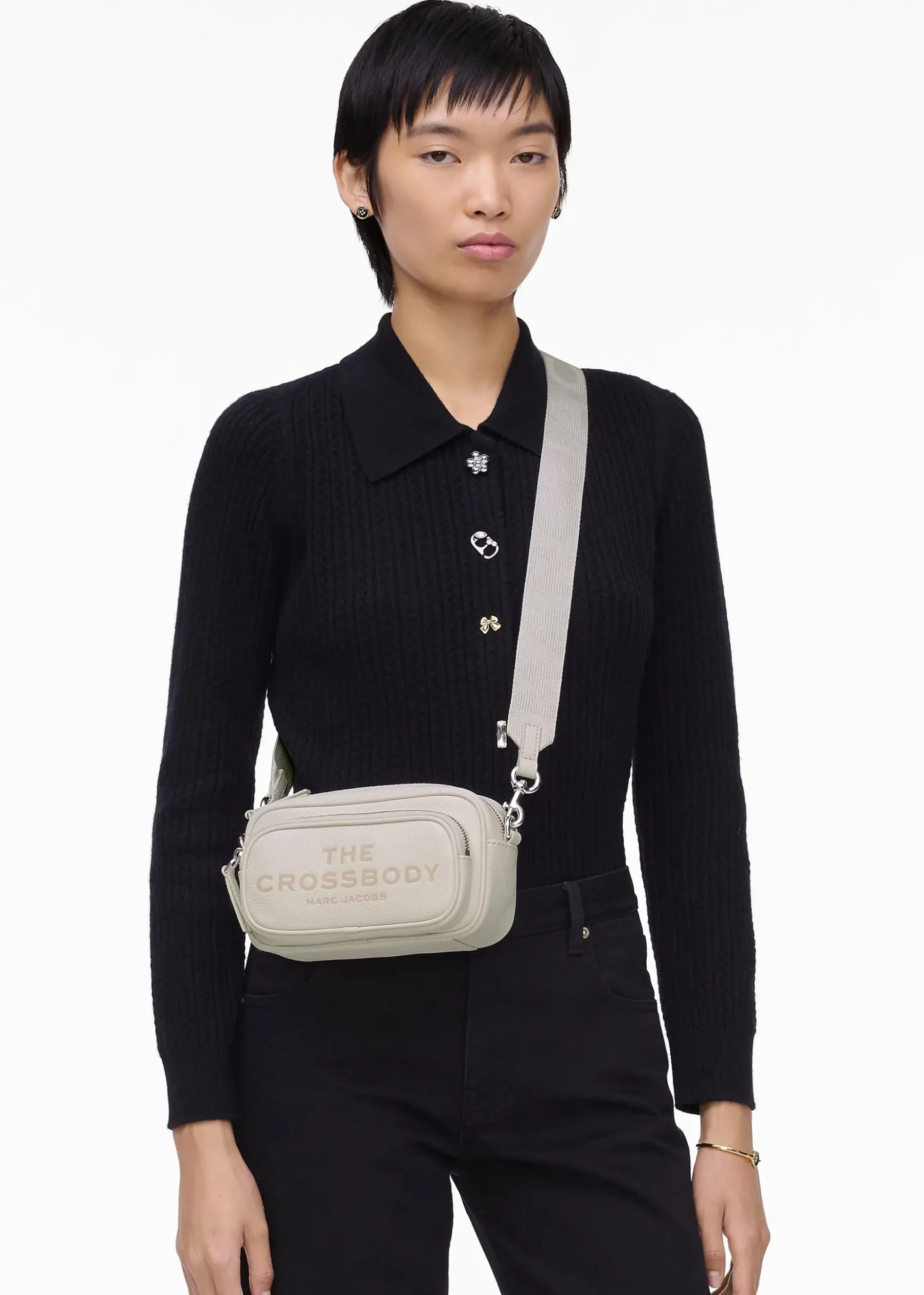 Cotton Leather The Crossbody Bag